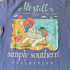 Simply Southern Purple Be Still TShirt